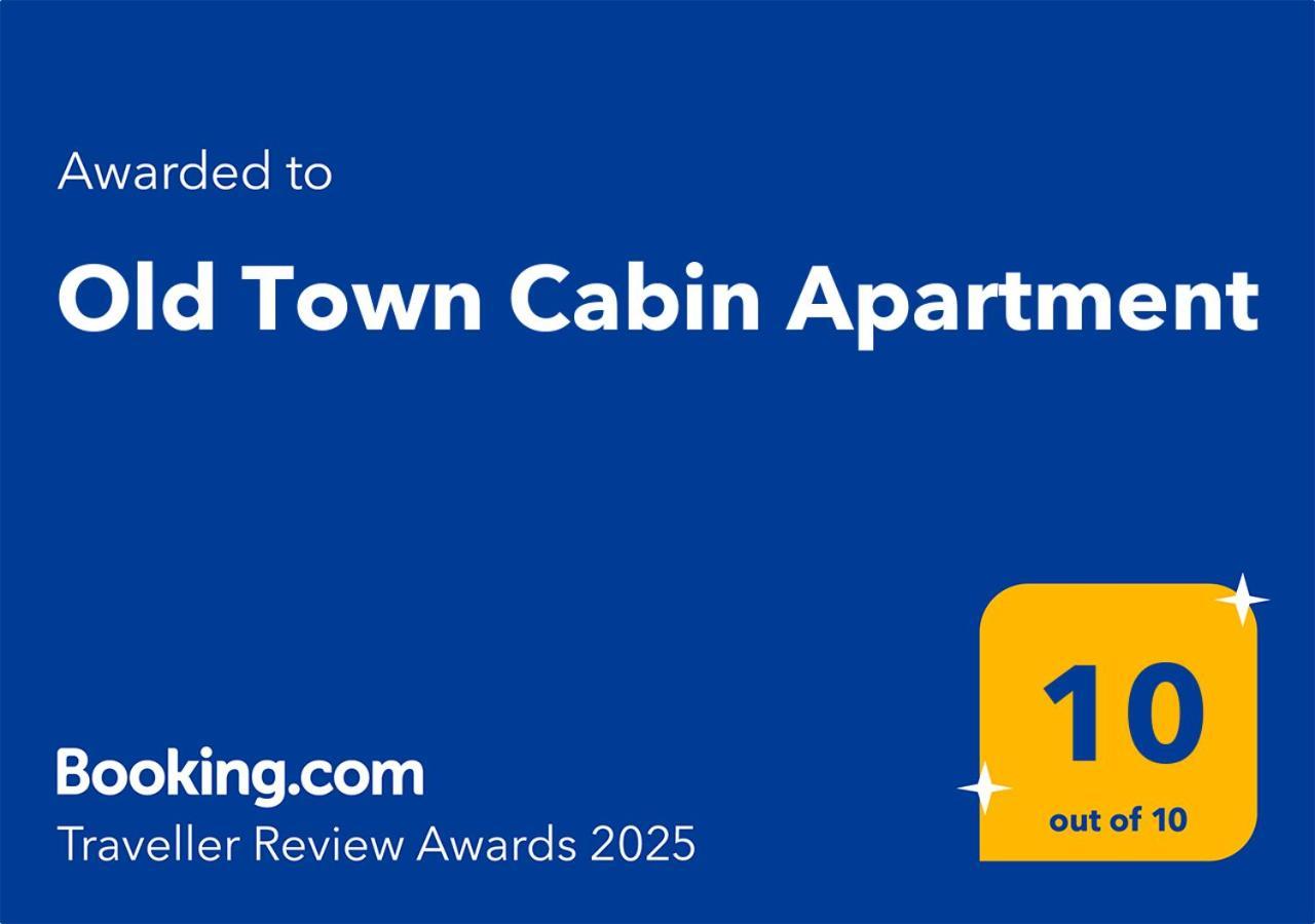 Old Town Cabin Apartment Zagabria Esterno foto